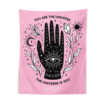 Magic Hand Pink Tapestry