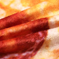 fluffy furry plush pizza margarita blanket fun meme aesthetic throw blanket roomtery