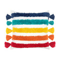Rainbow Tassel Color Sofa Cushion Cover 45x45 Tufting Pillow Cover Decorative Pillow for Sofa Boho Home Decor Aesthetic Pillowcase roomtery