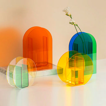 roomtery aesthetic transparent acrylic vases