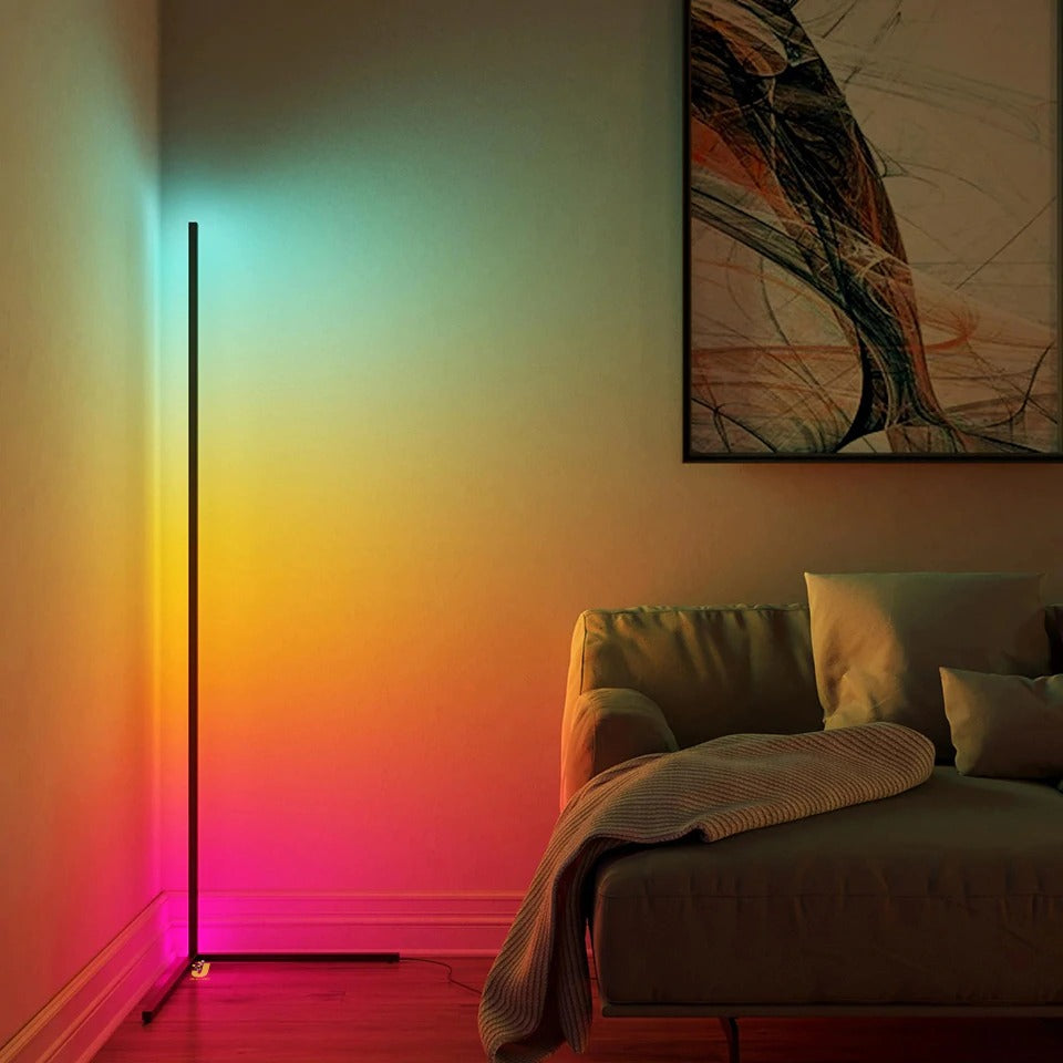 smart ambient lighting corner led stand aesthetic room decor
