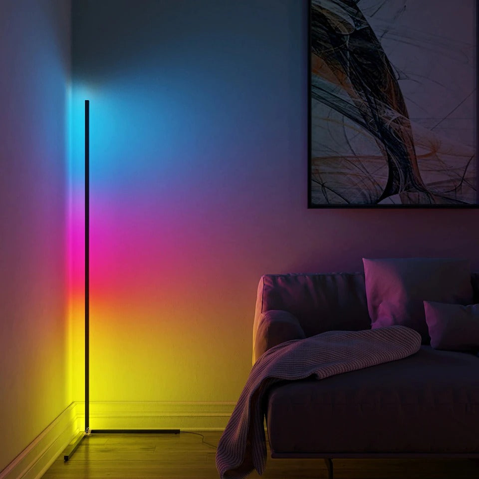 smart ambient lighting corner led stand aesthetic room decor
