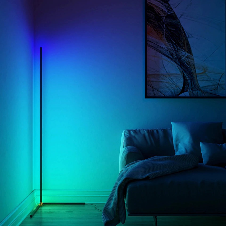 smart ambient lighting corner led stand aesthetic room decor