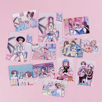 anime aesthetic poster card roomtery