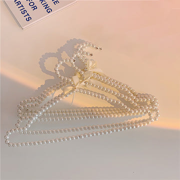 Set of White Pearl Hangers