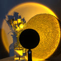 aesthetic sunset lamp sunset projector halo lamp the sun light projector roomtery