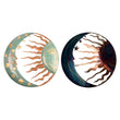 Sun & Moon Aged Bronze Wall Decor