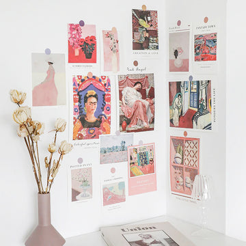 art hoe aesthetic wall art poster card set roomtery