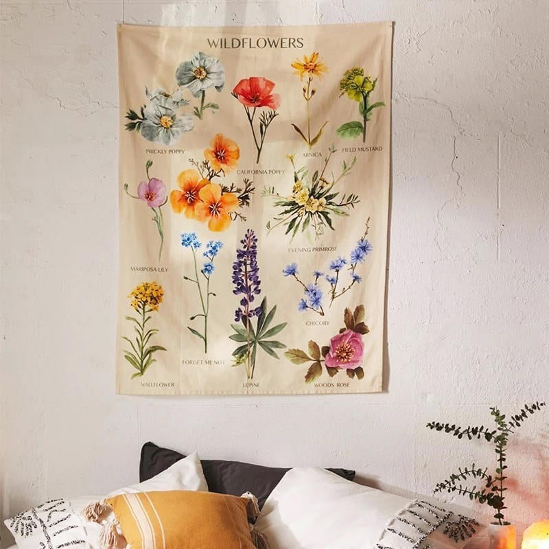 cottagecore aesthetic tapestry roomtery