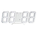 aesthetic desk decor white digital korean alarm clock