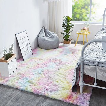 Unicorn Fluffy Area Rug