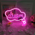 aesthetic room dream cloud neon sign roomtery