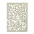sage green pastel aesthetic room floral print canvas wall art posters roomtery