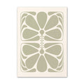 sage green pastel aesthetic room floral print canvas wall art posters roomtery