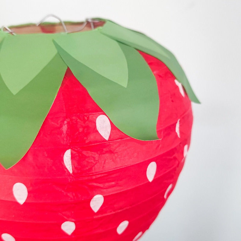 strawberry lanterns hanging ceiling decor