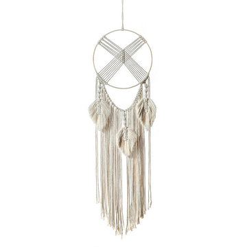 The Cross Fringe Macrame Dreamcatcher