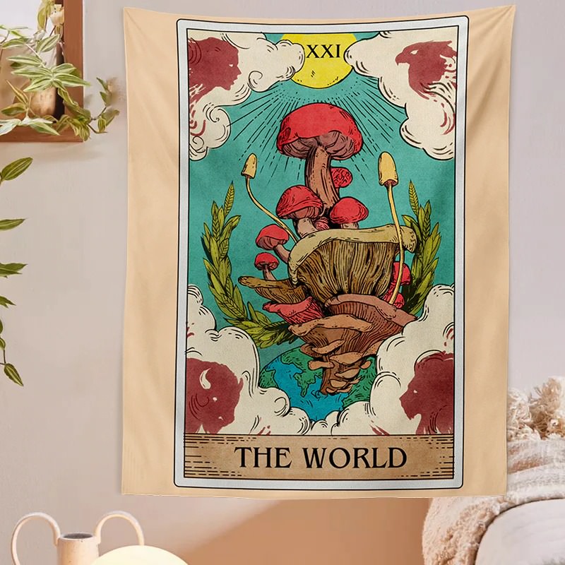 tarot card style mushroom fairycore aesthetic room roomtery