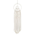 macrame wall hanging round shape long fringe dream catcher roomtery