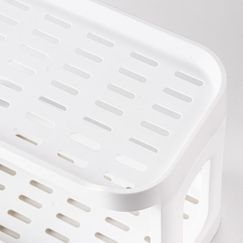 kawaii minimalist two storey aesthetic desk storage shelf roomtery