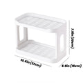 kawaii minimalist two storey aesthetic desk storage shelf roomtery