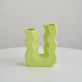 pastel wavy u shaped vase danish pastel aesthetic decor roomtery
