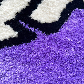 Reverse Card Fluffy Accent Rug