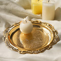 vintage cottagecore aesthetic decorative gold silver jewelry tray roomtery