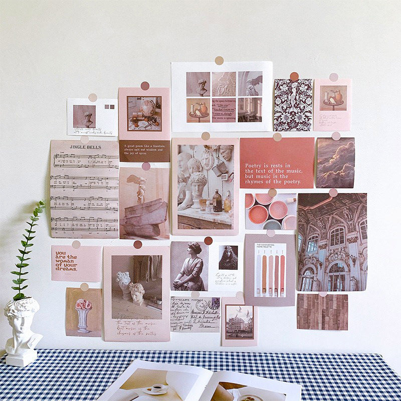 vintage retro art hoe aesthetic wall art prints collage posters roomtery