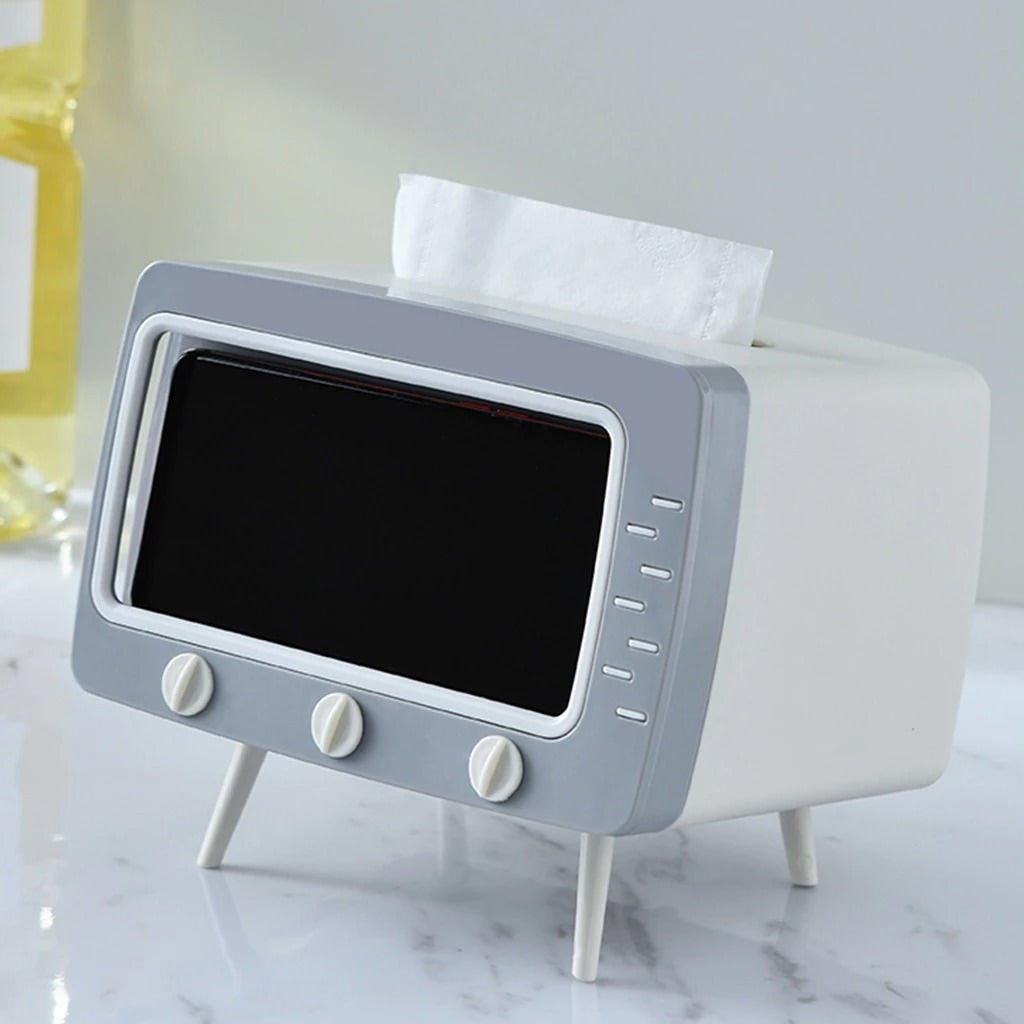 vintage japanese tv table tissue holder phone holder kawaii aesthetic room decor roomtery