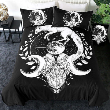 roomtery aesthetic bedding witchcore aesthetic room decor sheet set