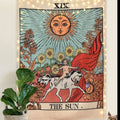 witch room aesthetic decor the sun tarot tapestry roomtery