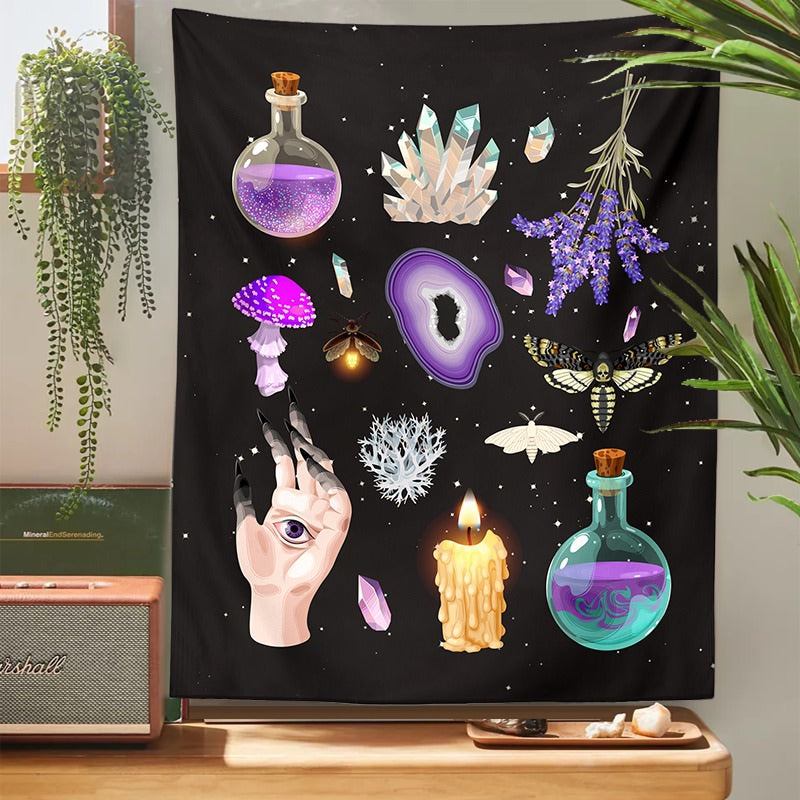 witch room aesthetic room decor tapestry roomtery