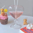 Valentine's Heart Shaped Glass Vase