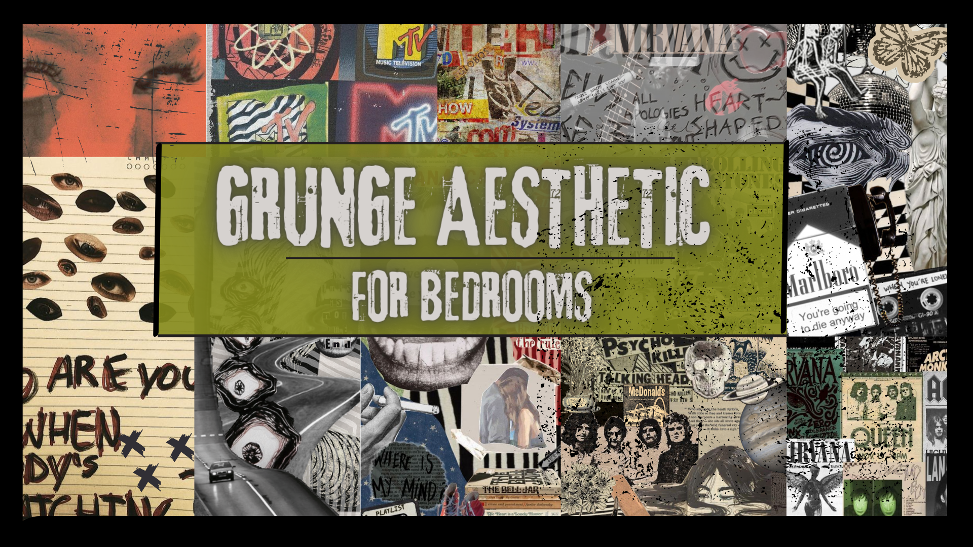 grunge aesthetic room decor roomtery