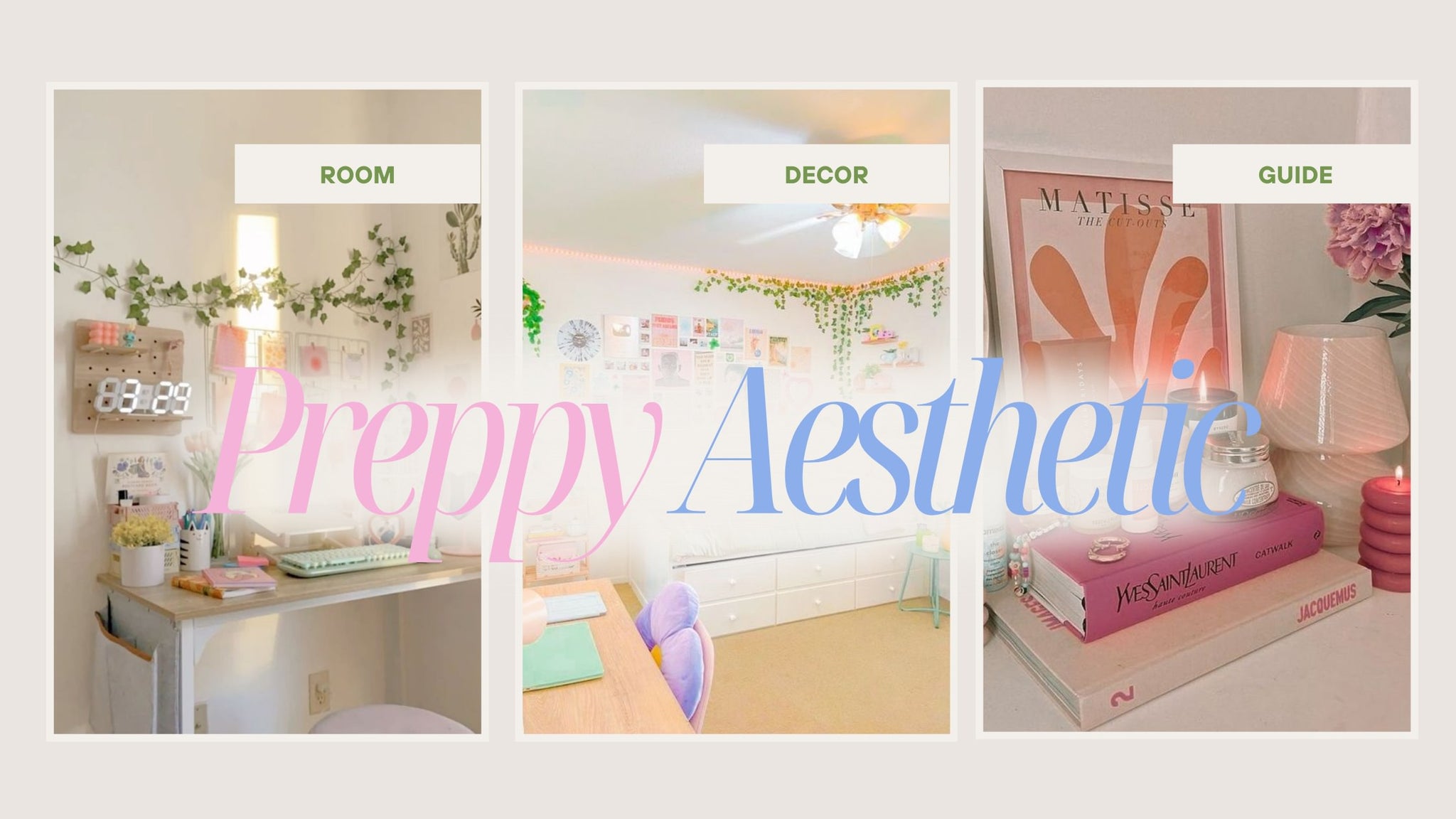 preppy room aesthetic decor ideas and inspo roomtery