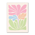 minimalist pastel aesthetic floral print gallery wall art canvas posters roomtery room decor