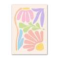 minimalist pastel aesthetic floral print gallery wall art canvas posters roomtery room decor