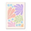 minimalist pastel aesthetic floral print gallery wall art canvas posters roomtery room decor