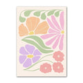 minimalist pastel aesthetic floral print gallery wall art canvas posters roomtery room decor