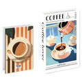 coffe time print cute fake book box storage 