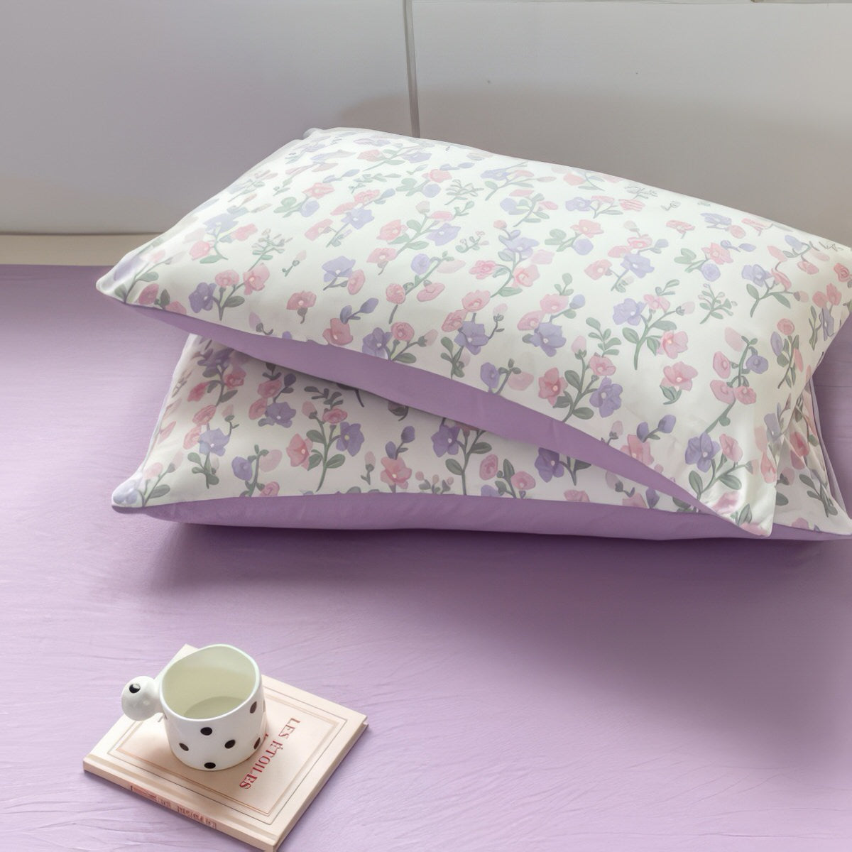 Lavender-Floral-Bedding-Set