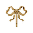 Coquette Brass Bow Wall Hook