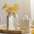 paper bag shaped aesthetic ceramic table top vase roomtery