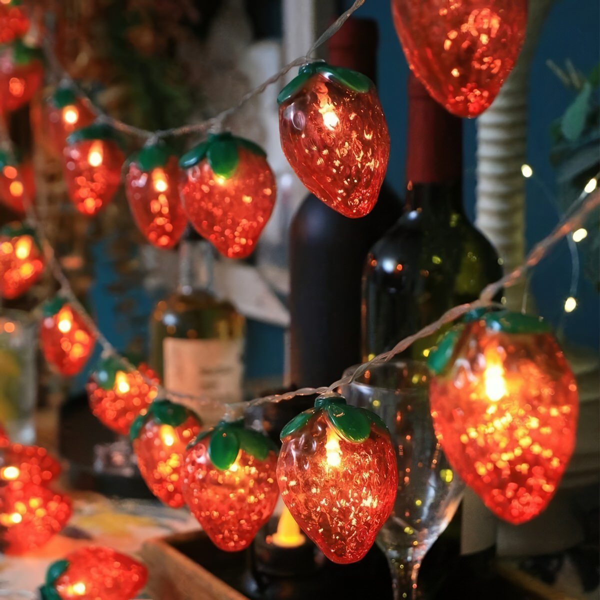 STRAWBERRY STRING LIGHTS - RoomTery