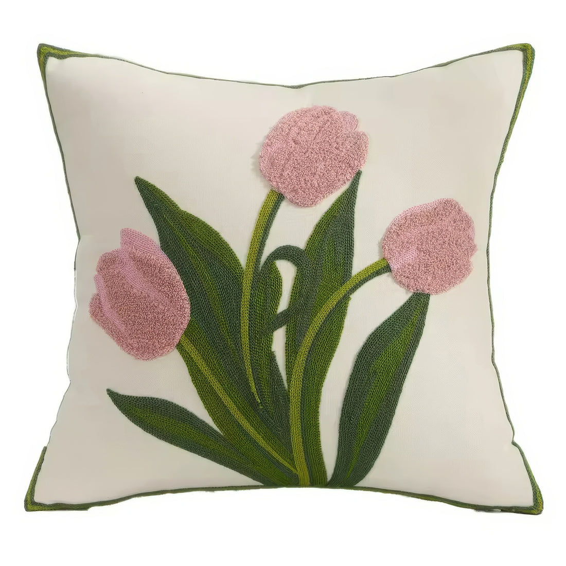 Tulip-Flower-Embroidered-Pllow-Cover