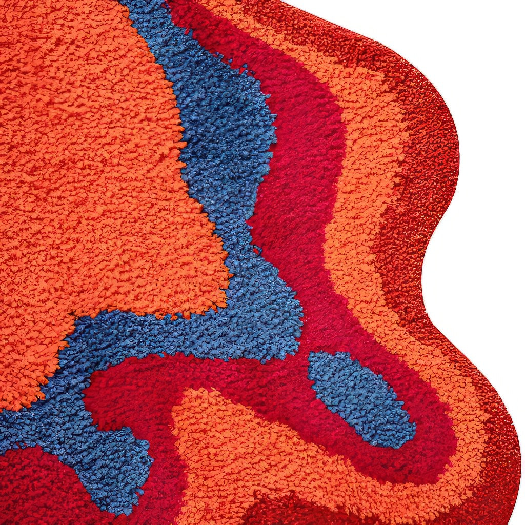 Abstract Blob Tufted Accent Rug - Shop Online on roomtery