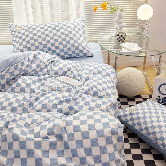 Check Pattern Bedding Checkered Bedding Duvet Covers & Sets - roomtery