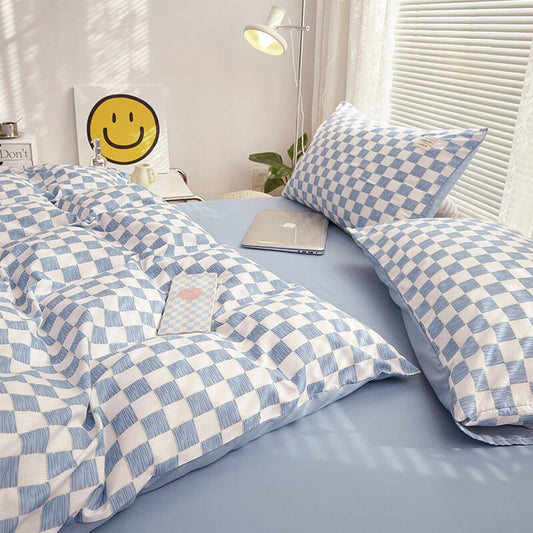 SHNUGGLE Bedding Set Colorful Checker main image 0