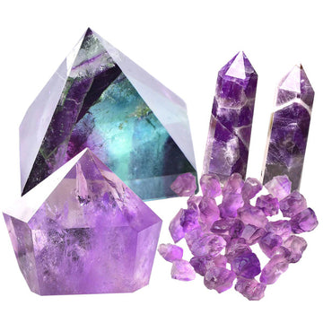 aesthetic room decor natural crystals