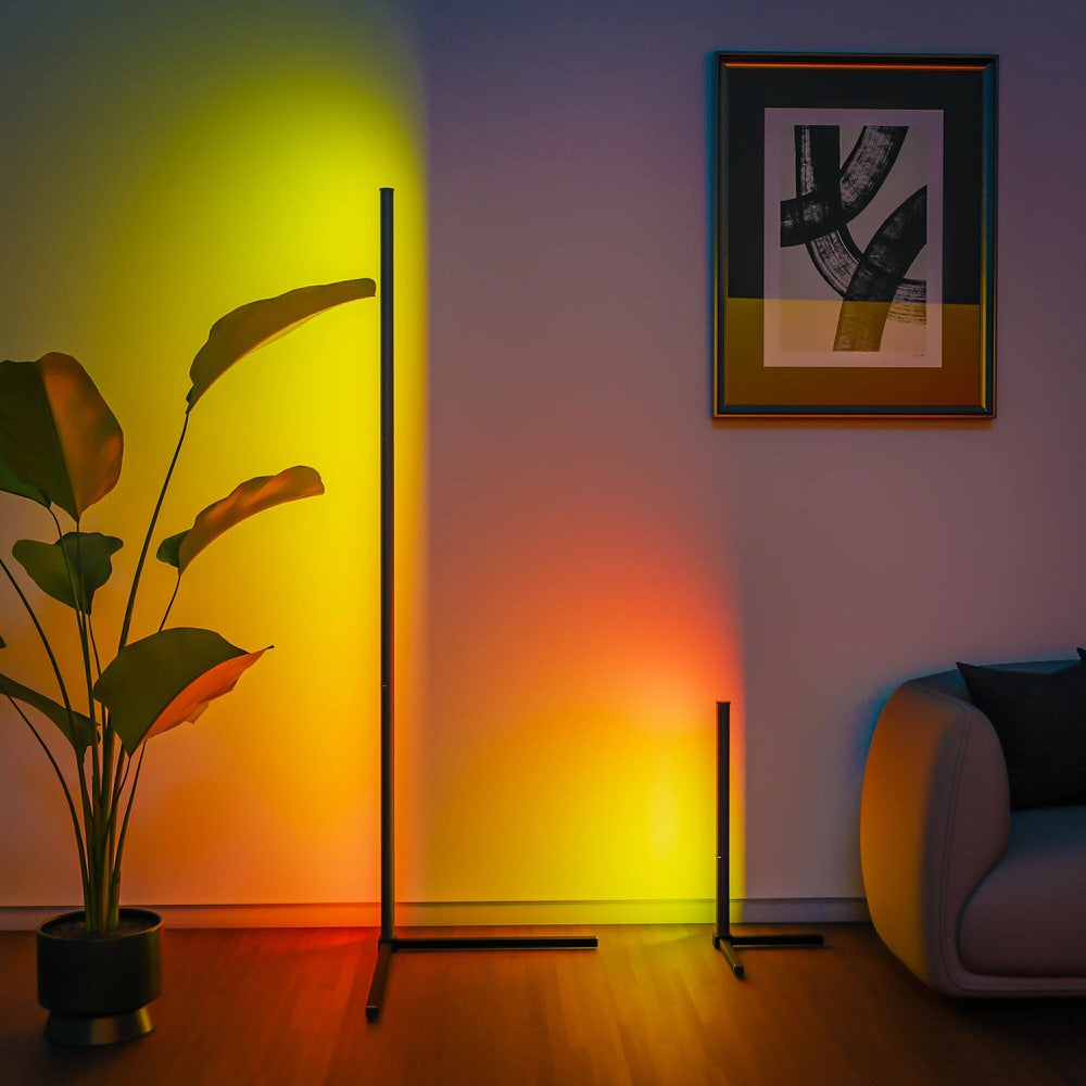 smart ambient lighting corner led stand aesthetic room decor